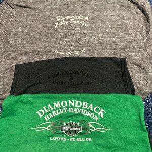 Harley-Davidson women’s  Tees - Gray, Black, Green